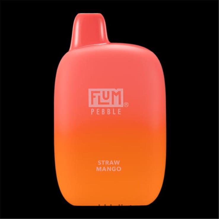 FLUM PEBBLES 6000 išpūtimų šiaudų mango D24TT268 Flum Float Flavors