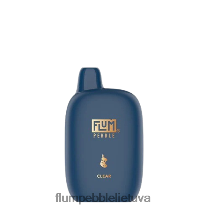 FLUM PEBBLES 6000 išpūtimų (kalėdinis leidimas) aišku D24TT233 Flum Pebble Vape Lietuva