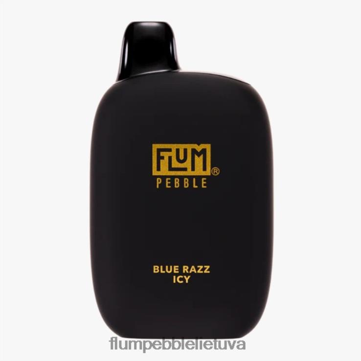 FLUM PEBBLES 6000 išpūtimų mėlynas razz ledinis D24TT214 Flum Pebble Flavors