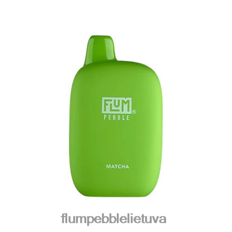 FLUM PEBBLES 6000 išpūtimų matcha D24TT254 Flum Pebble Flavors