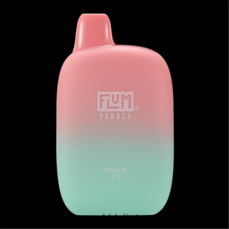 FLUM PEBBLES 6000 išpūtimų persikų ledinis D24TT260 Flum Pebble Price