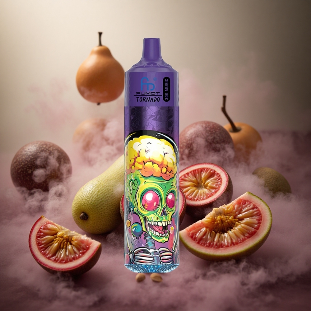 Fumot RandM Tornado 30000 Pūsų Kiwi Pasiflora Gvajava 30ml E-skysčio Talpa 600mAh Baterija