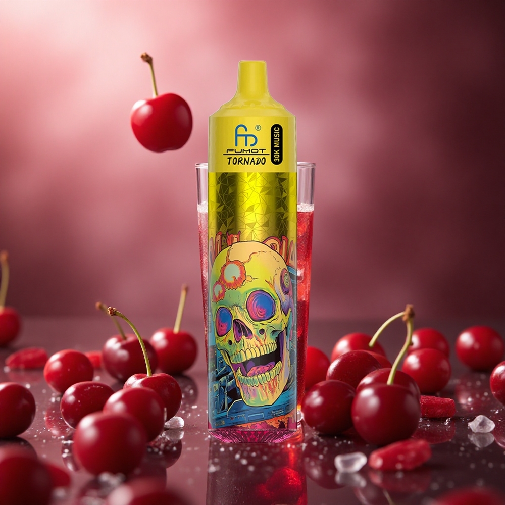 Fumot Randm Tornado 30000 Pūsų 30ml E-skysčio Talpa Vyšnių Kolos LED Ekranas