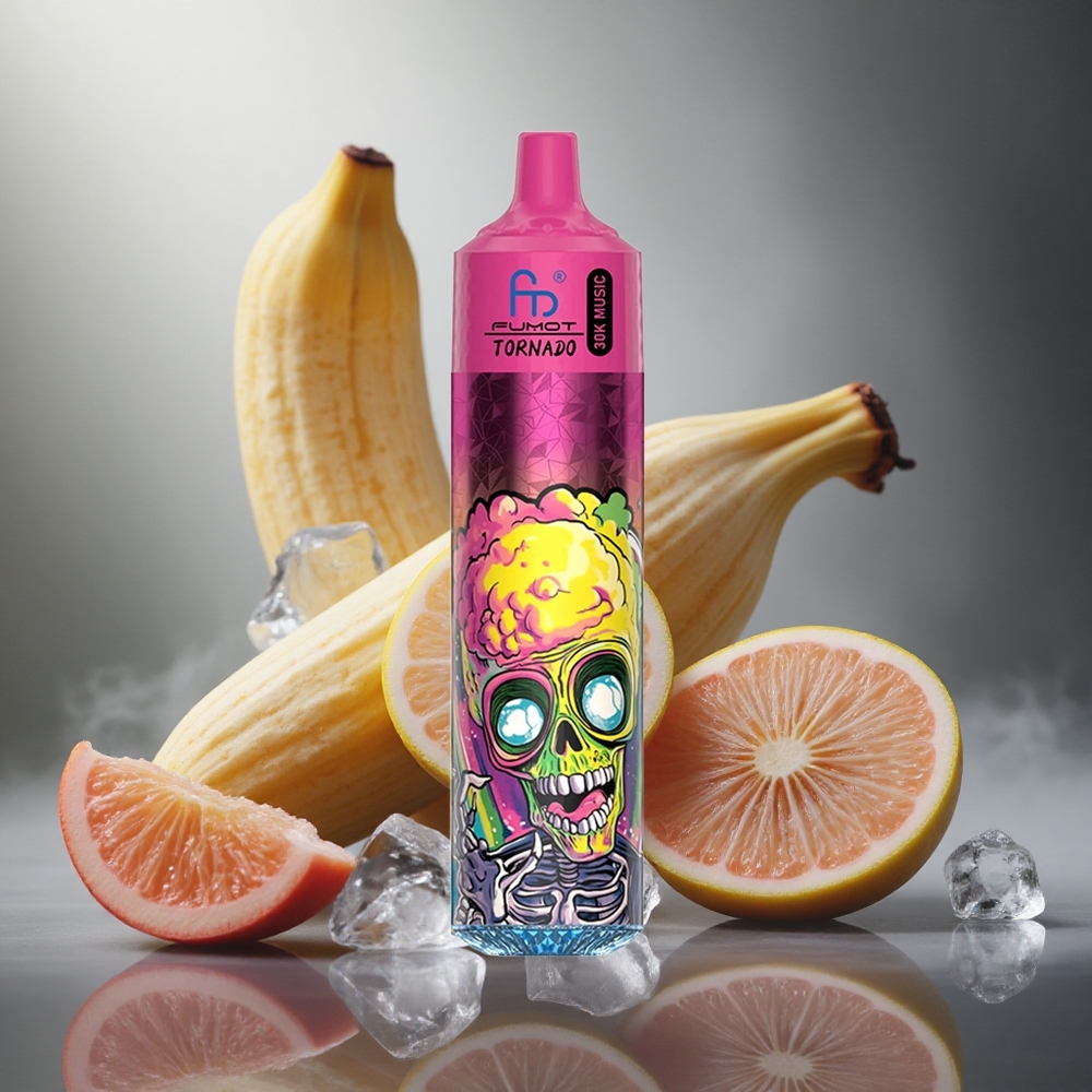 Fumot Randm Tornado 30000 Smūgių 30ml E-skysčio Talpa Bananas Ledas 600mAh Baterija
