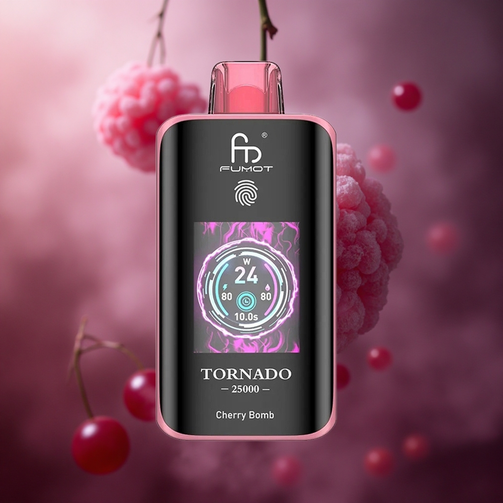 Fumot Tornado 25000 Pruokai Vyšnių Sprogimas 700mAh Įkrovama 20ml