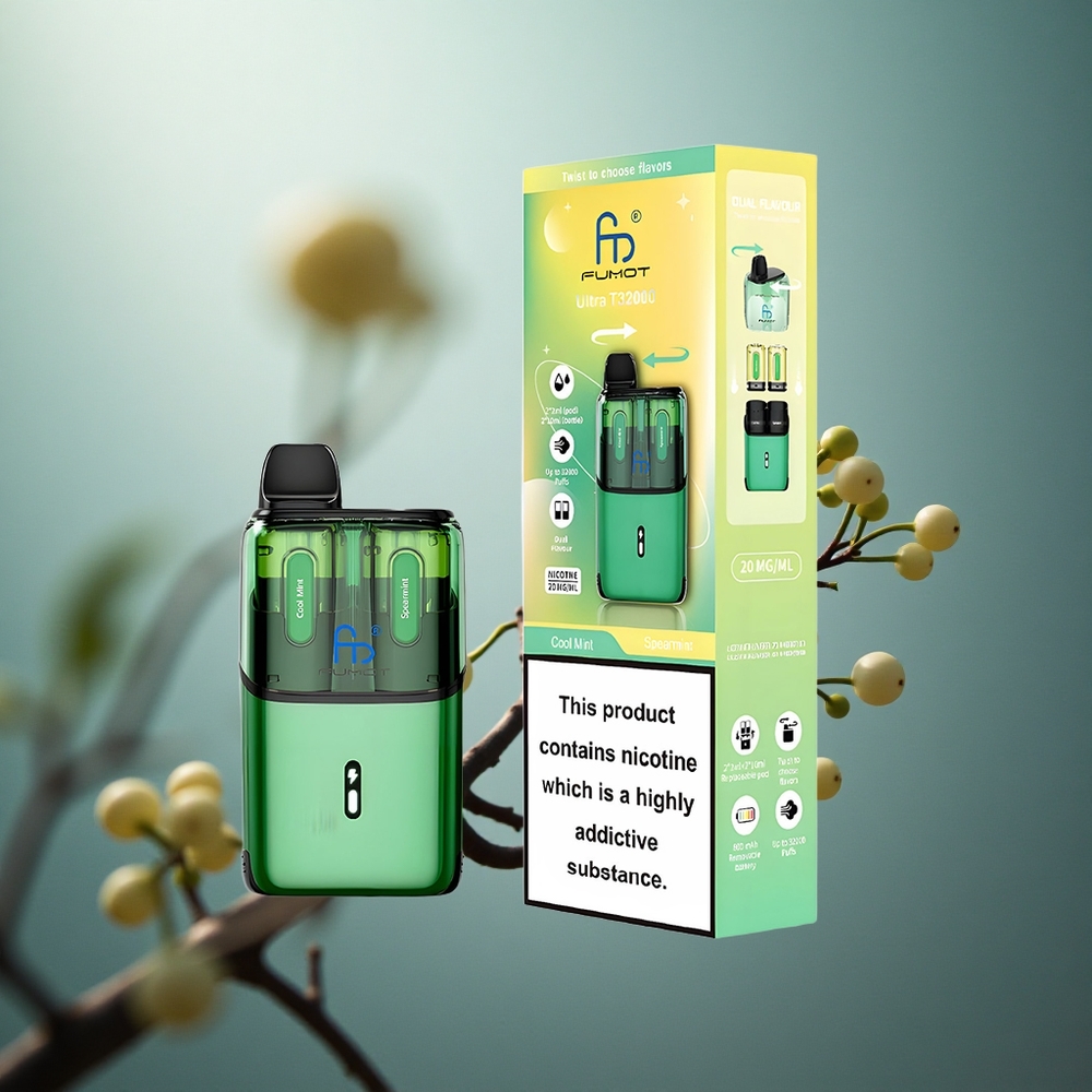 Fumot Ultra T32000 24ml 800mAh Šalta Mėta – Mėtinis Skonis