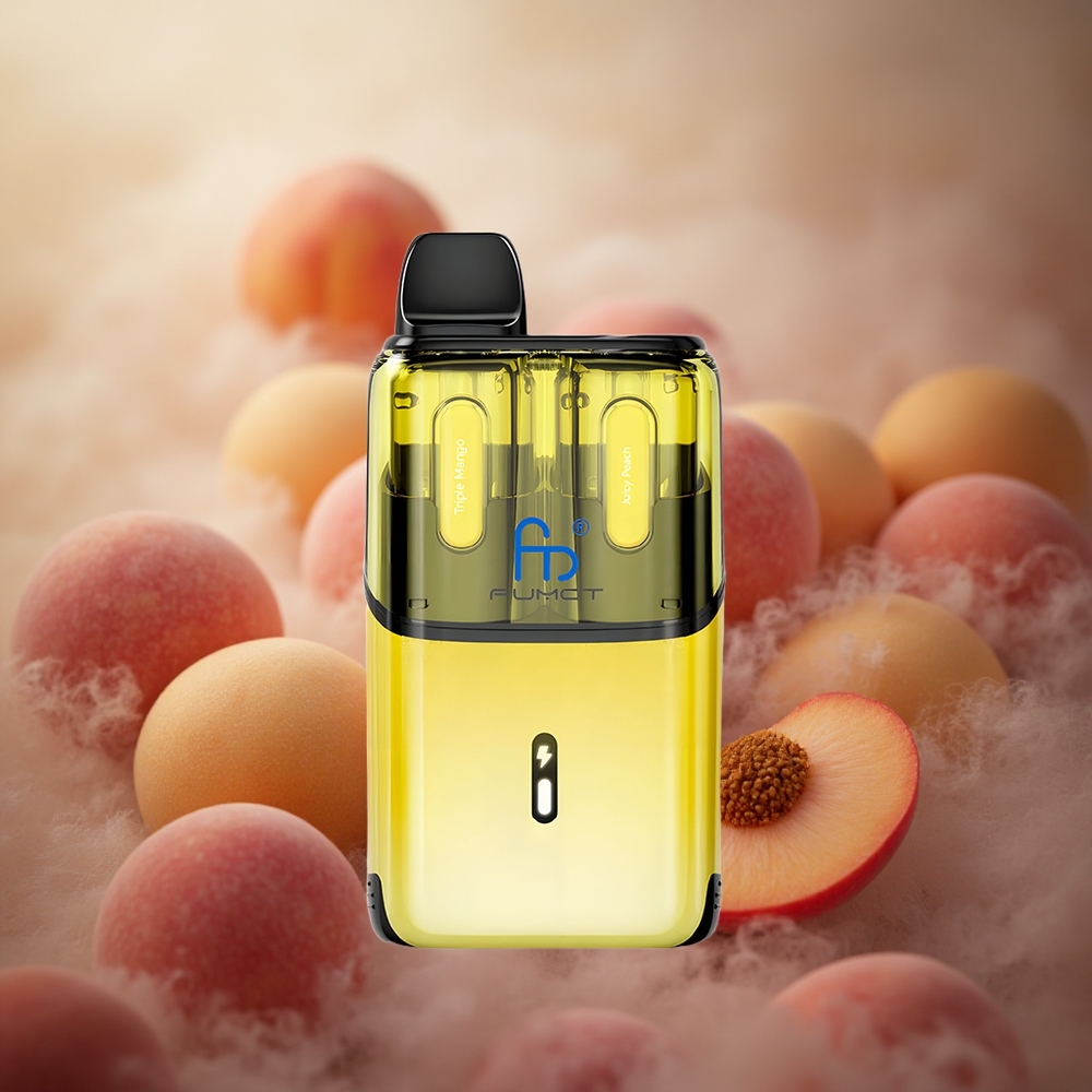 Fumot Ultra T32000 32000 Pūkų 24ml Mango - Sultingas Persikas
