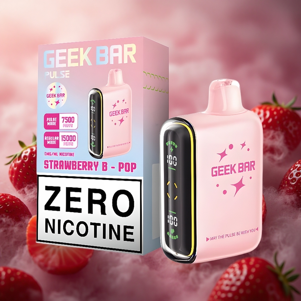 GEEK BAR Pulse 15000 Pūsų 16ml E-skysčio Talpa Nikotino Nėra