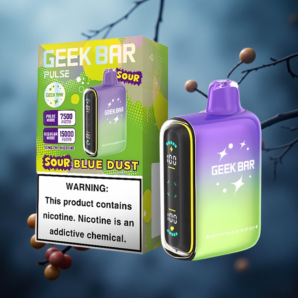 GEEK BAR Pulse 15000 Pūsų 16ml E-skysčio Talpa Rūgščiosios