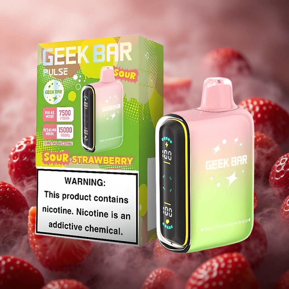 GEEK BAR Pulse 15000 Pūsų 16ml E-skysčio Talpa Rūgščiosios