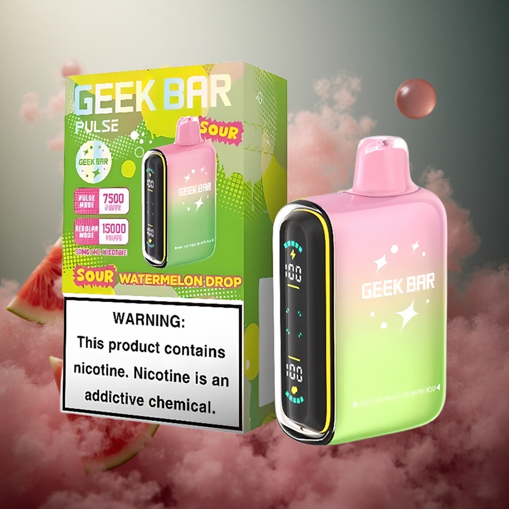 GEEK BAR Pulse 15000 Pūsų 16ml E-skysčio Talpa Rūgščiosios