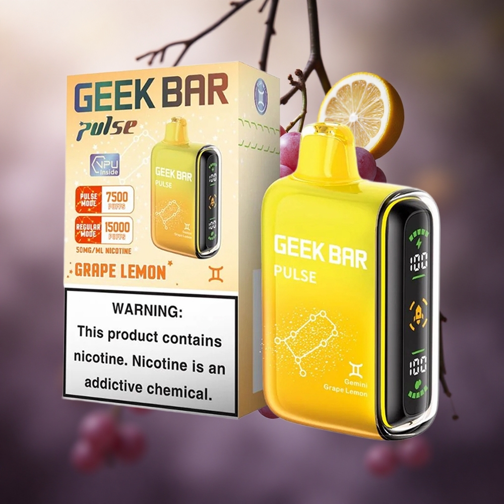 GEEK BAR Pulse 15000 Pūsų 16ml E-skysčio Talpa Zodiac Edition