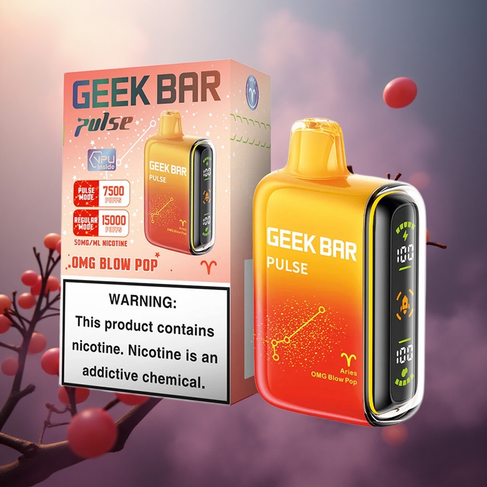 GEEK BAR Pulse 15000 Pūsų 16ml E-skysčio Talpa Zodiac Edition