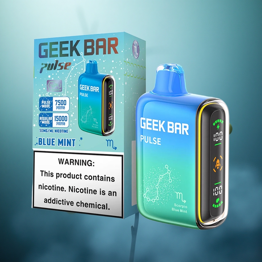 GEEK BAR Pulse 15000 Pūsų 16ml E-skysčio Talpa Zodiac Edition