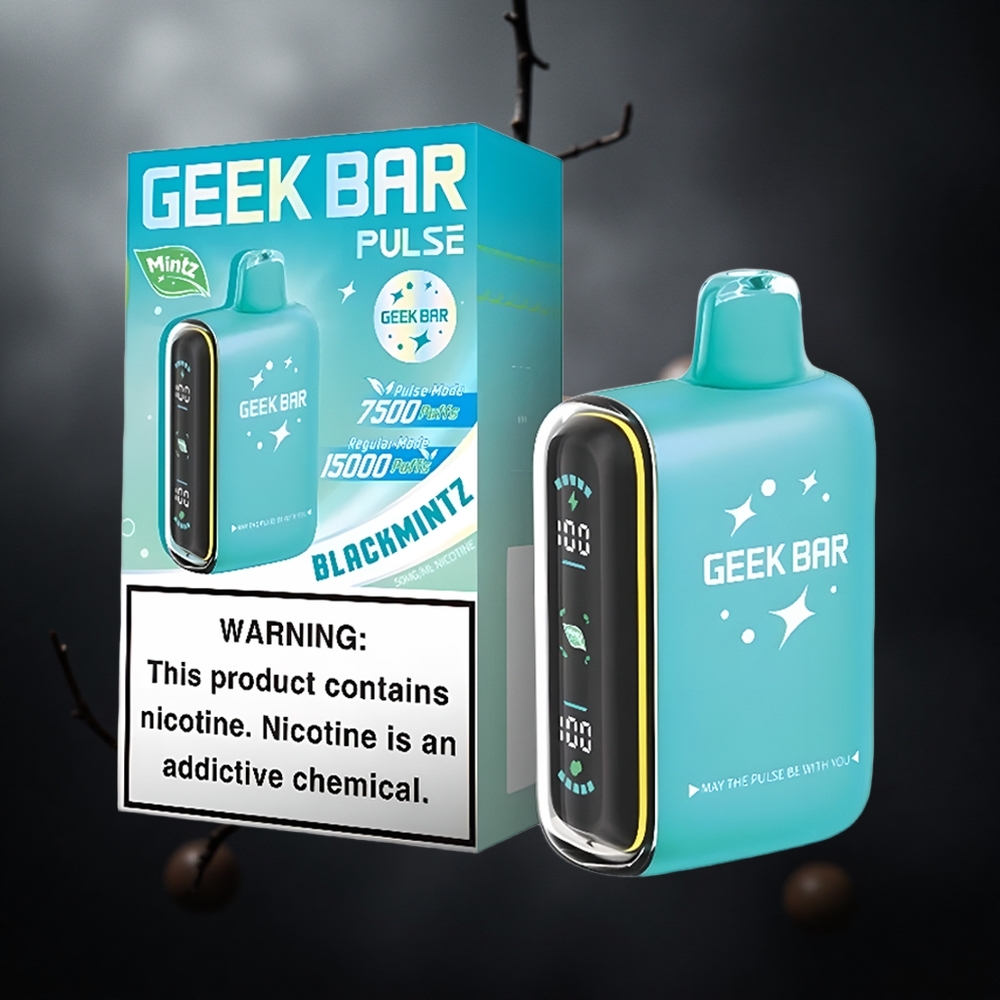 GEEK BAR Pulse 15000 Pruškų 16ml E-skysčio Talpa Mėtų Leidimas