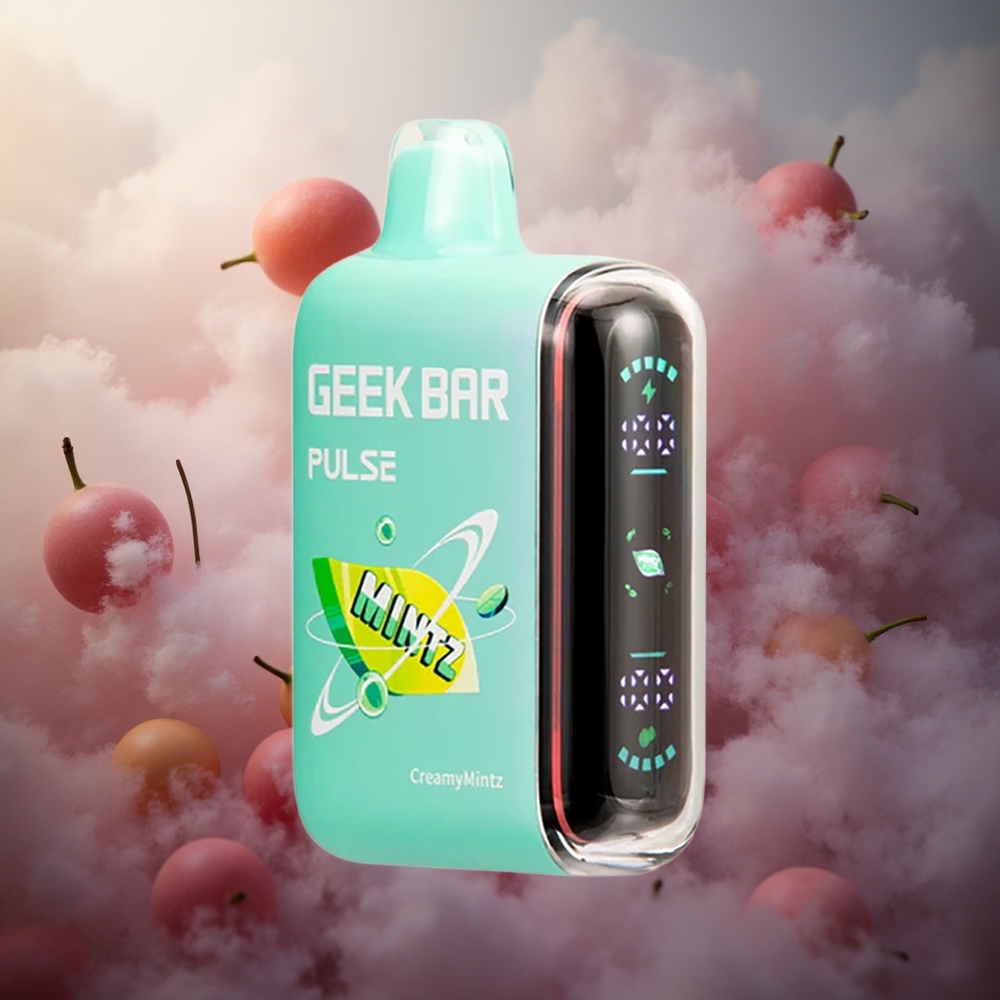 GEEK BAR Pulse 15000 Pruškų 16ml E-skysčio Talpa Mėtų Leidimas