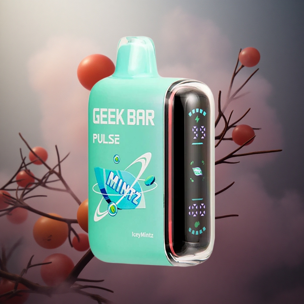 GEEK BAR Pulse 15000 Pruškų 16ml E-skysčio Talpa Mėtų Leidimas