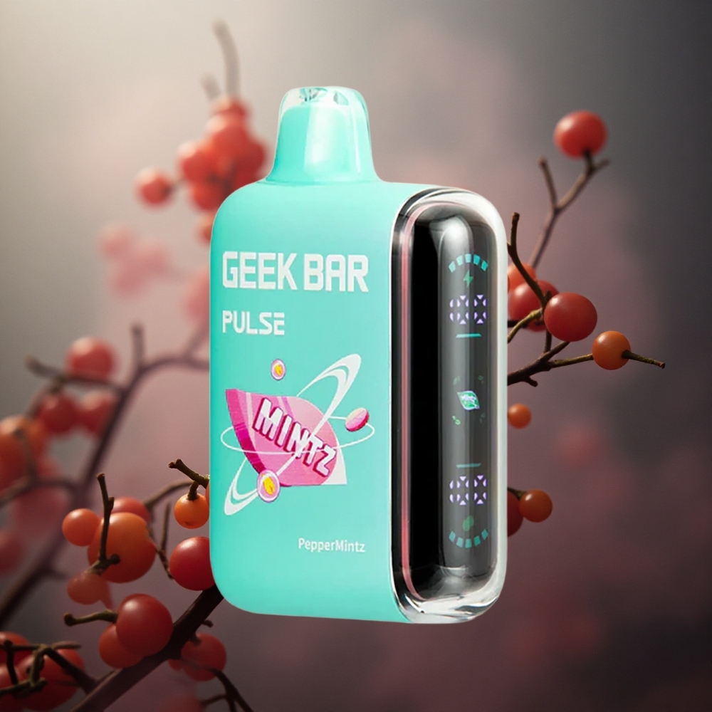 GEEK BAR Pulse 15000 Pruškų 16ml E-skysčio Talpa Mėtų Leidimas