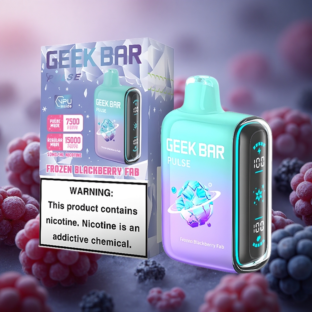 Geek Bar Pulse 15000 Pūkų 16ml E-skysčio Talpa Šaldytas