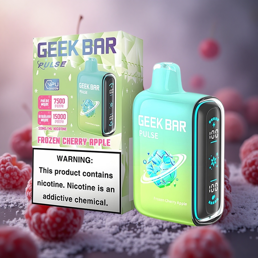 Geek Bar Pulse 15000 Pūkų 16ml E-skysčio Talpa Šaldytas