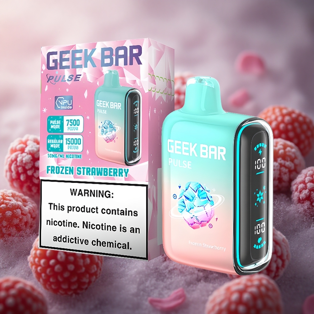 Geek Bar Pulse 15000 Pūkų 16ml E-skysčio Talpa Šaldytas