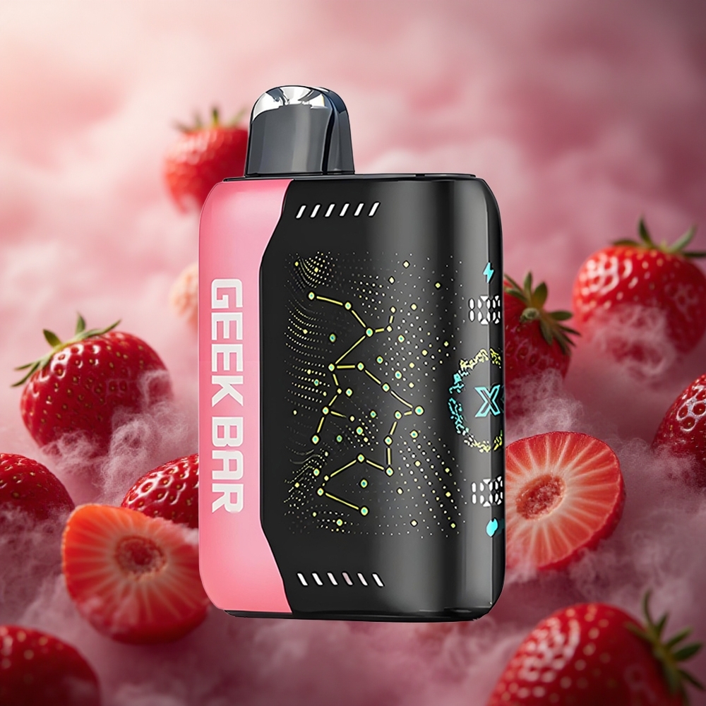 GEEK BAR Pulse X 25000 Pūsų Vienkartinis Vape 0% Nikotino 18mL Išankstinio Užpildo 3D Kreivasis Indikatoriaus Ekranas
