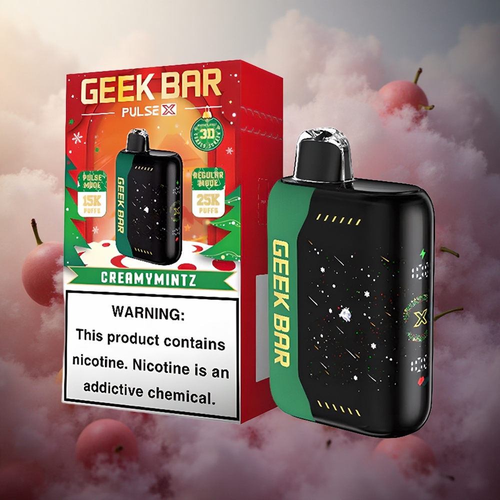 GEEK BAR Pulse X 25000 Potepiai 18ml E-skysčio Talpa Kalėdų Leidimas