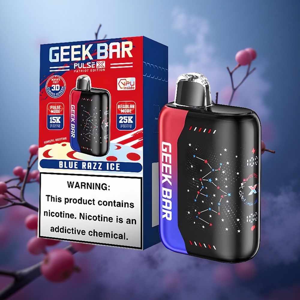 GEEK BAR Pulse X 25000 Pruokimų 18ml E-skysčio Talpa Patriotų Leidimas