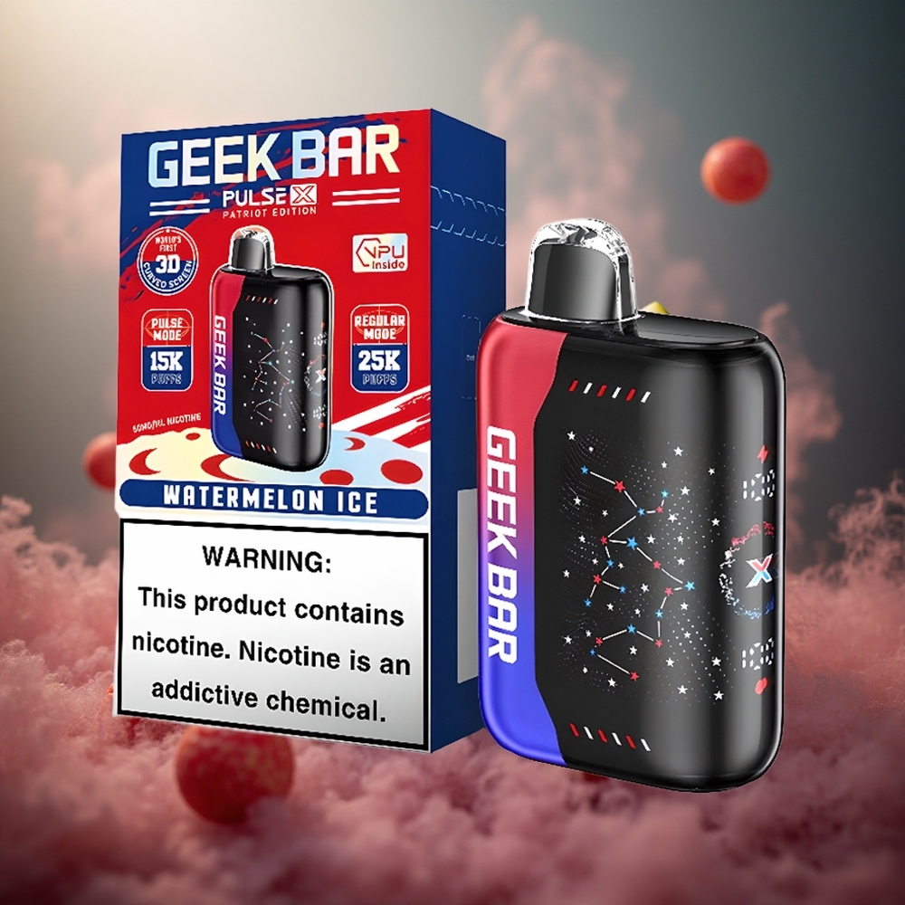GEEK BAR Pulse X 25000 Pruokimų 18ml E-skysčio Talpa Patriotų Leidimas