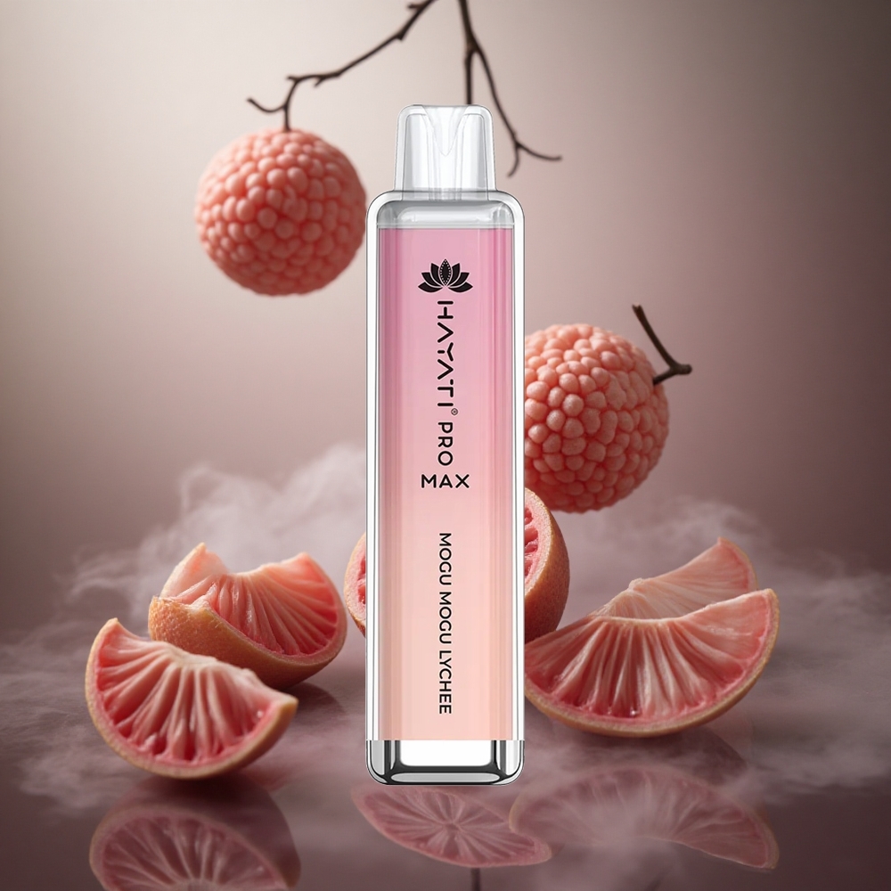 Hayati Pro Max 4000 Dūmai Vienkartinis Vape Mogu Mogu Lyčių su 5% Nikotino ir 1400mAh Baterija