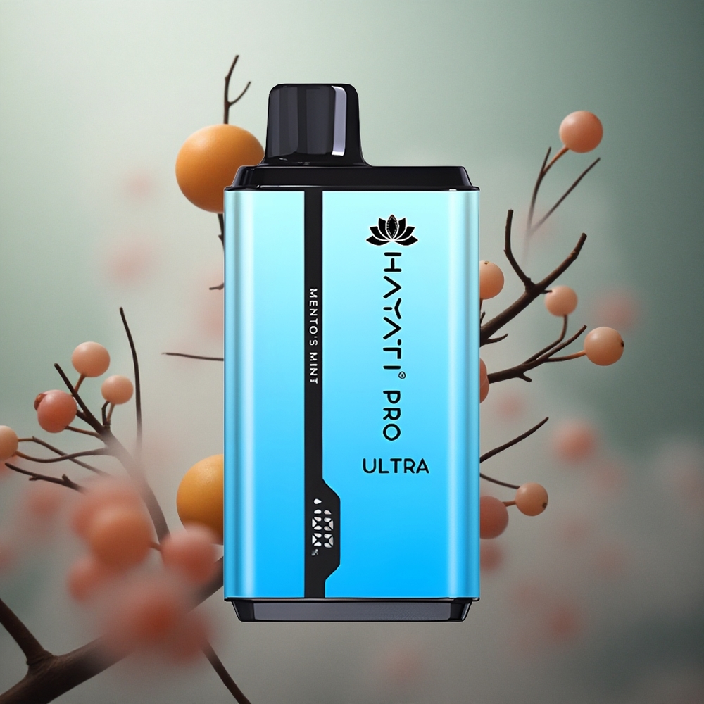 Hayati Pro Ultra 15000 Pūkų/Mėtų Sprogimas 2 12ml E-skysčio Talpa