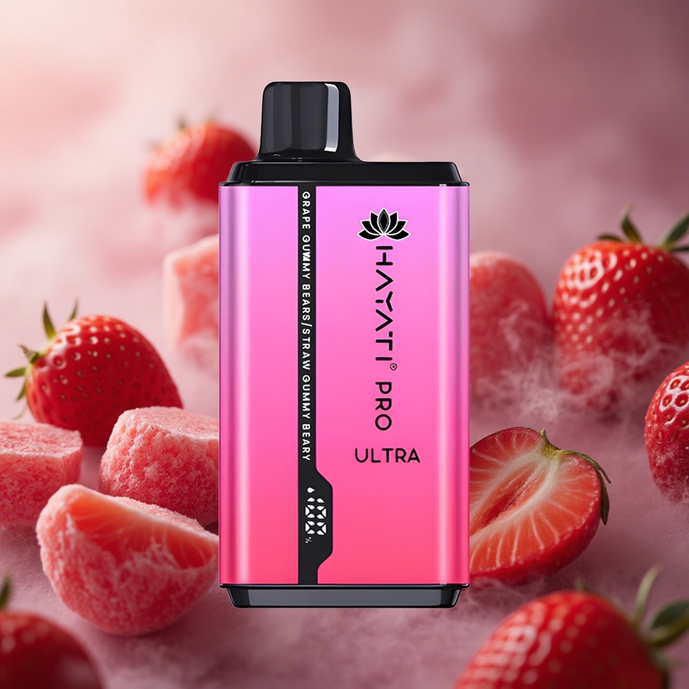 Hayati Pro Ultra 15000 Pūkų/Vynuogių Guminio Meškiuko 24ml Vienkartinis Vape