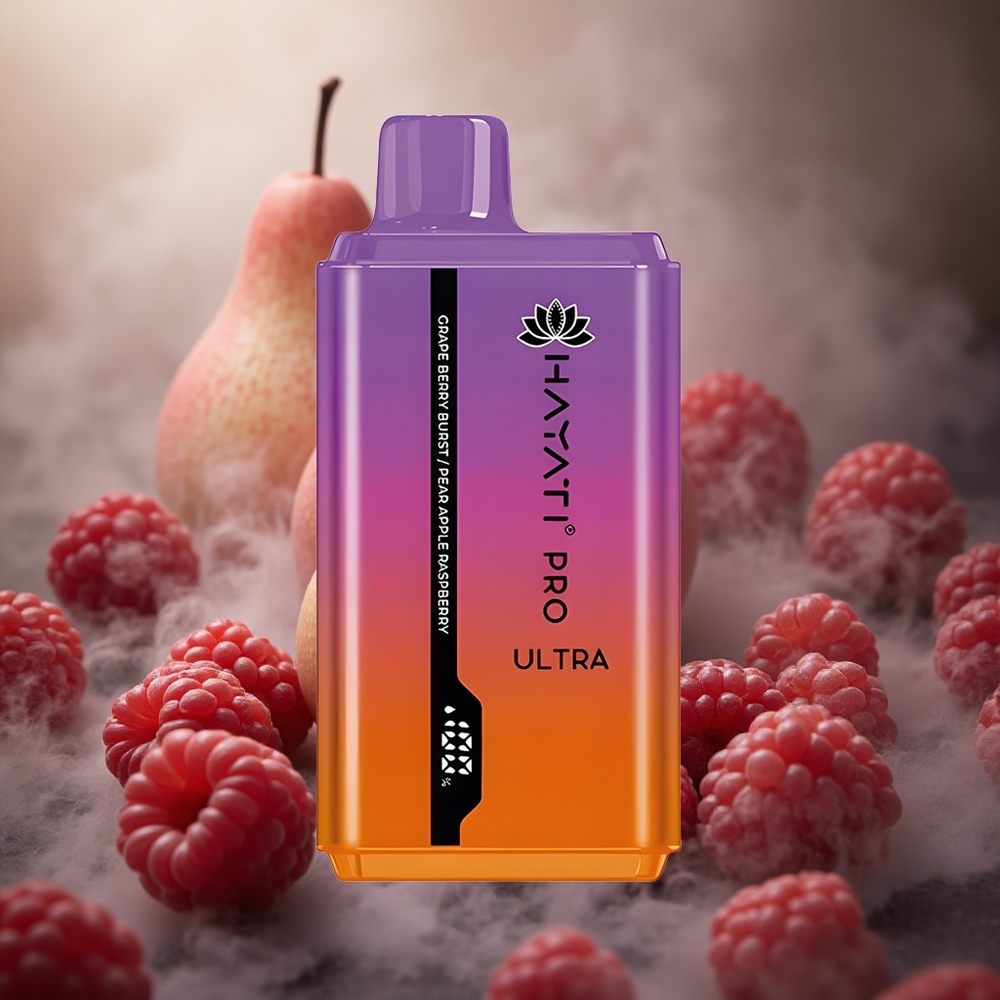 Hayati Pro Ultra 15000 Pūkų Vynuogių Uogų Sprogimas 850mAh