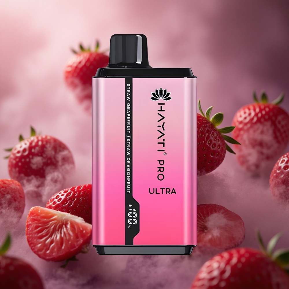 Hayati Pro Ultra 15000 Prukių + 24ml Talpa Braškė Greipfrutas