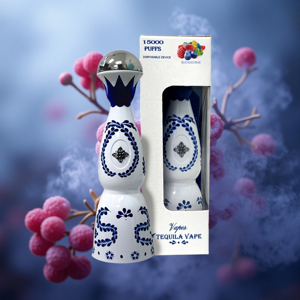 HUMO Azul 15000 Pūkų Mėlynųjų Serbentų (20mL ir 5% Nikotino)