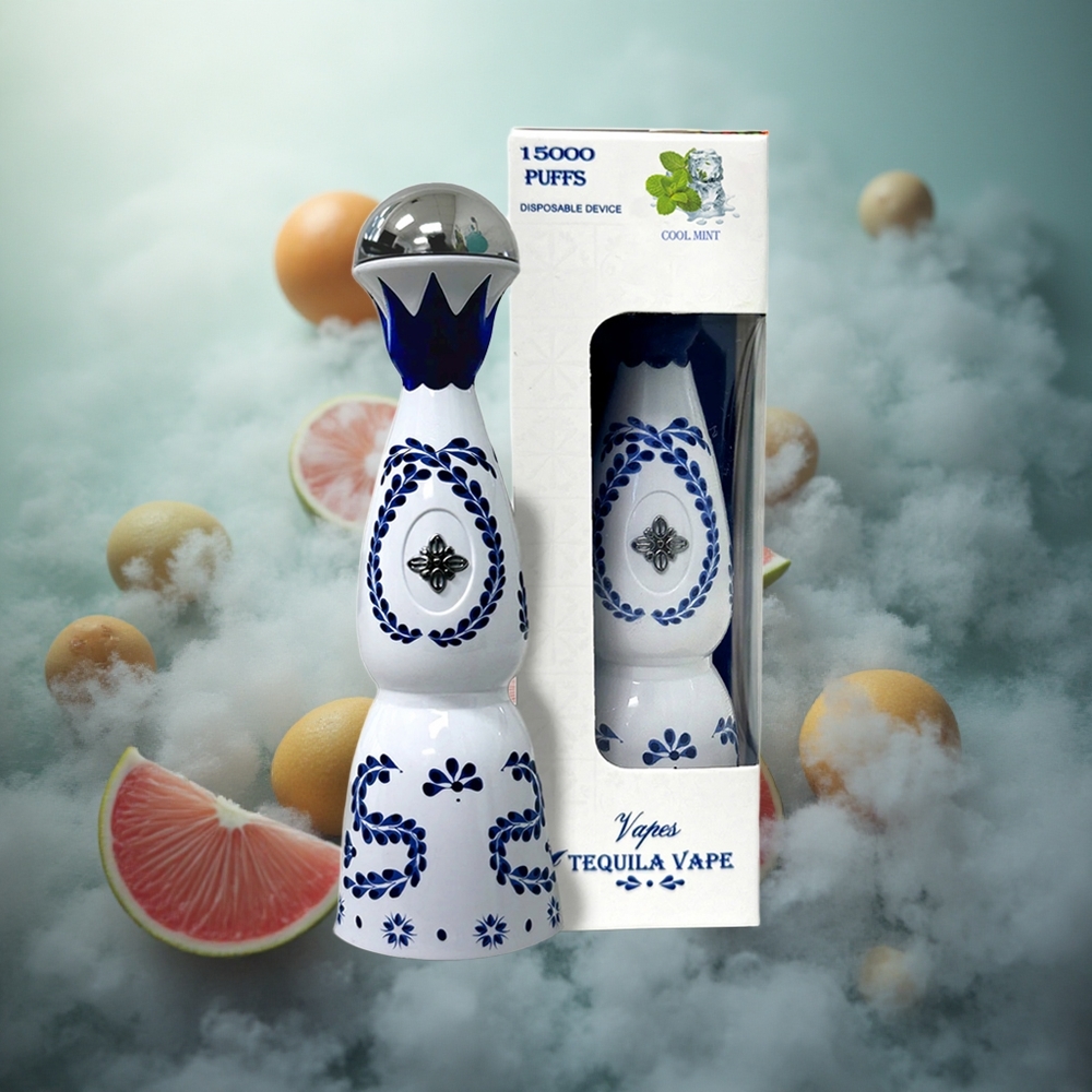 Humo Azul 15000 Pūkų 20mL Šalta Mėta 5% Nikotino