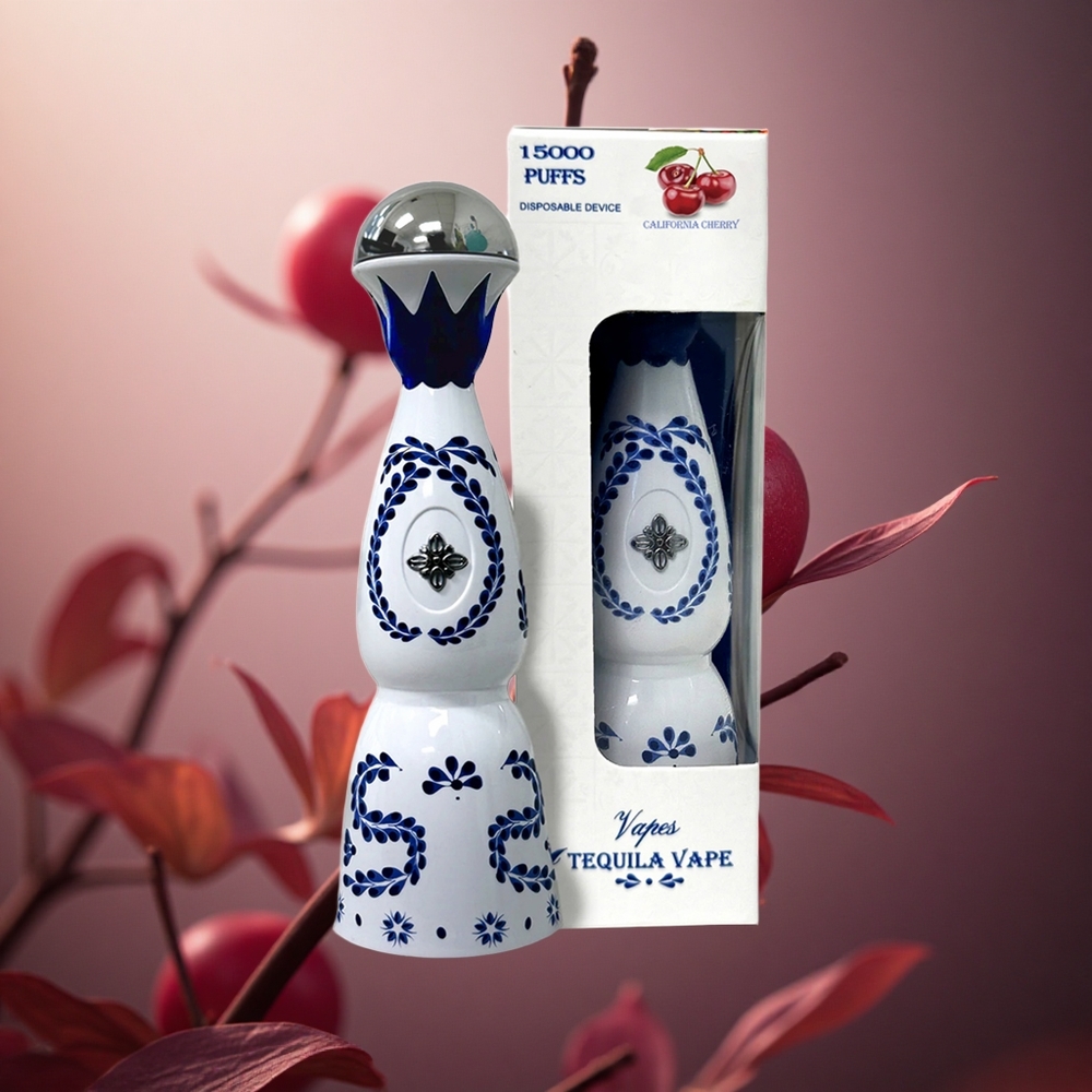 Humo Azul 15000 Pūkštelių Kalifornijos Vyšnia + 20mL Išankstinio Užpildo Skystis + 5% Nikotino
