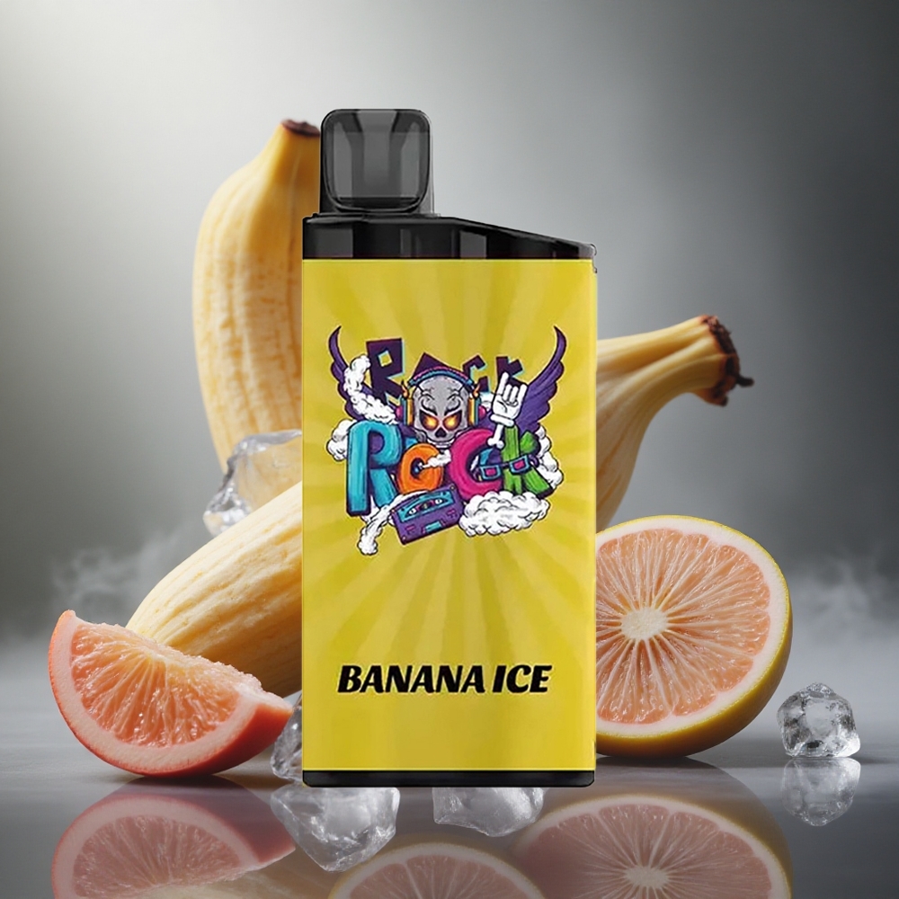IGET Bar 3500 Pūkų Bananų Ledas 1,2 Omų Tinklelinė Ritė 1400 mAh Baterija