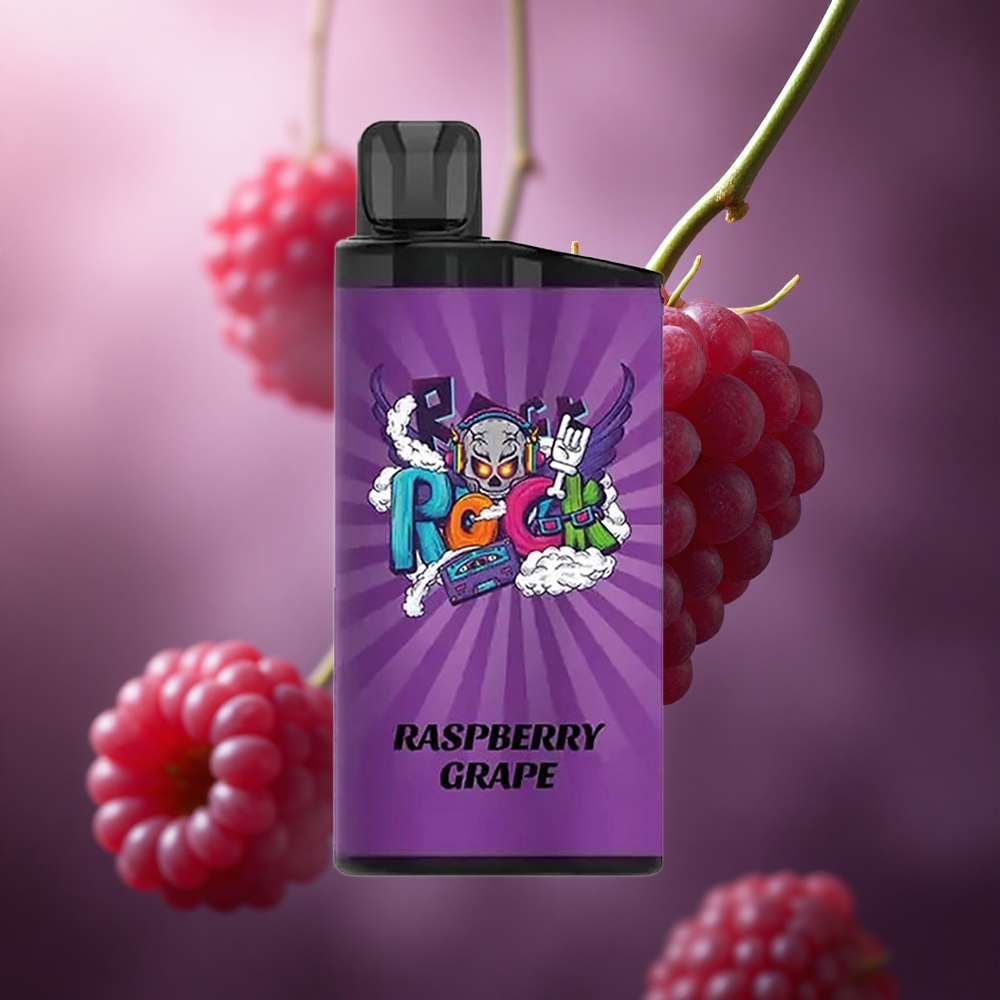 IGET Bar 3500 Pūsų Vienkartinis Vape Avietės Vynuogių 1400 mAh 1.2 Ohm Tinklelinė Apvija