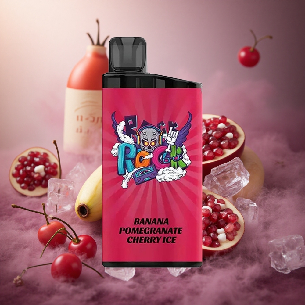 IGET Bar 3500 Pufų Bananas Granatas Vyšnios Ledas Vienkartinis Vape 1400 mAh 1,2 Omų Tinklelio Apvija