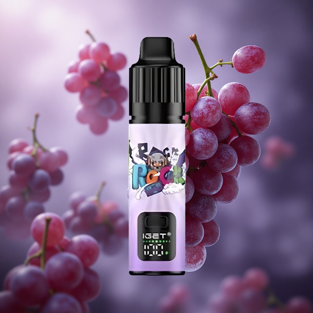 IGET BAR PLUS S3 10000 Pūkų 950 mAh Vynuogių Ledas Vienkartinis Vape