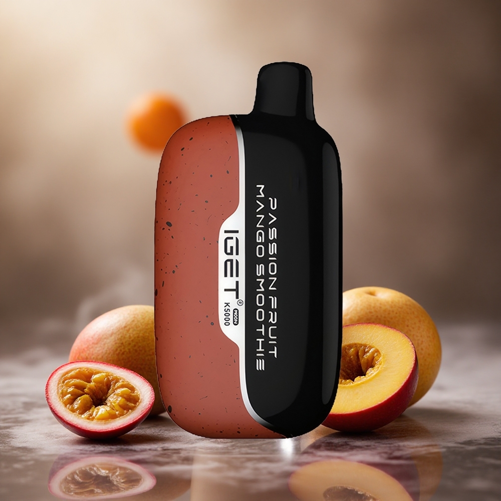 IGET Mėnulis K5000 Pūkų Vienkartinis Vape Pasifruitų Mango Sultys 81,5 g 1,35 Omų Tinklelio Ritė
