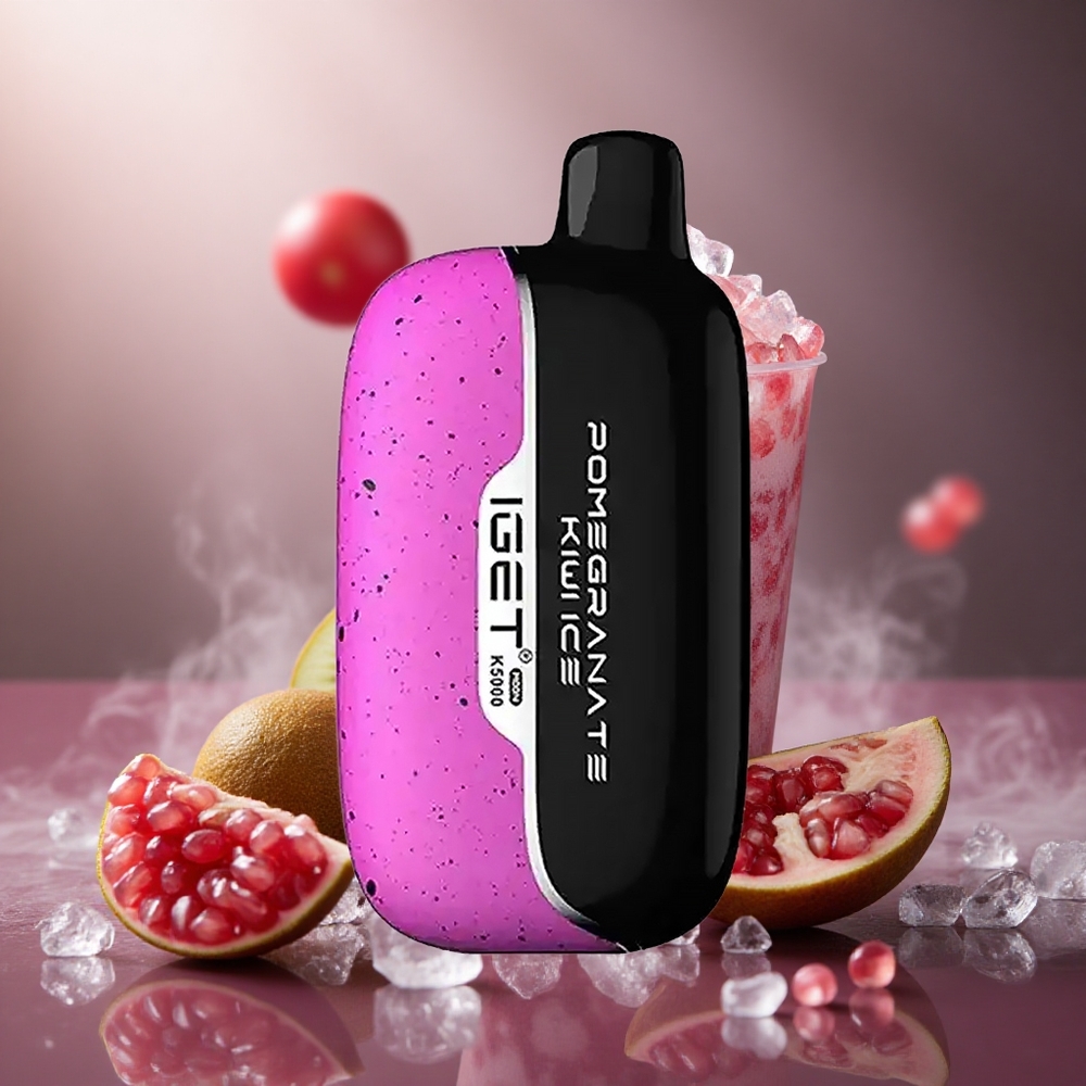 IGET Mėnulis K5000 Pūsų Granatas Kiwi Ledas 5000 Pūsų 1.35 Ohm