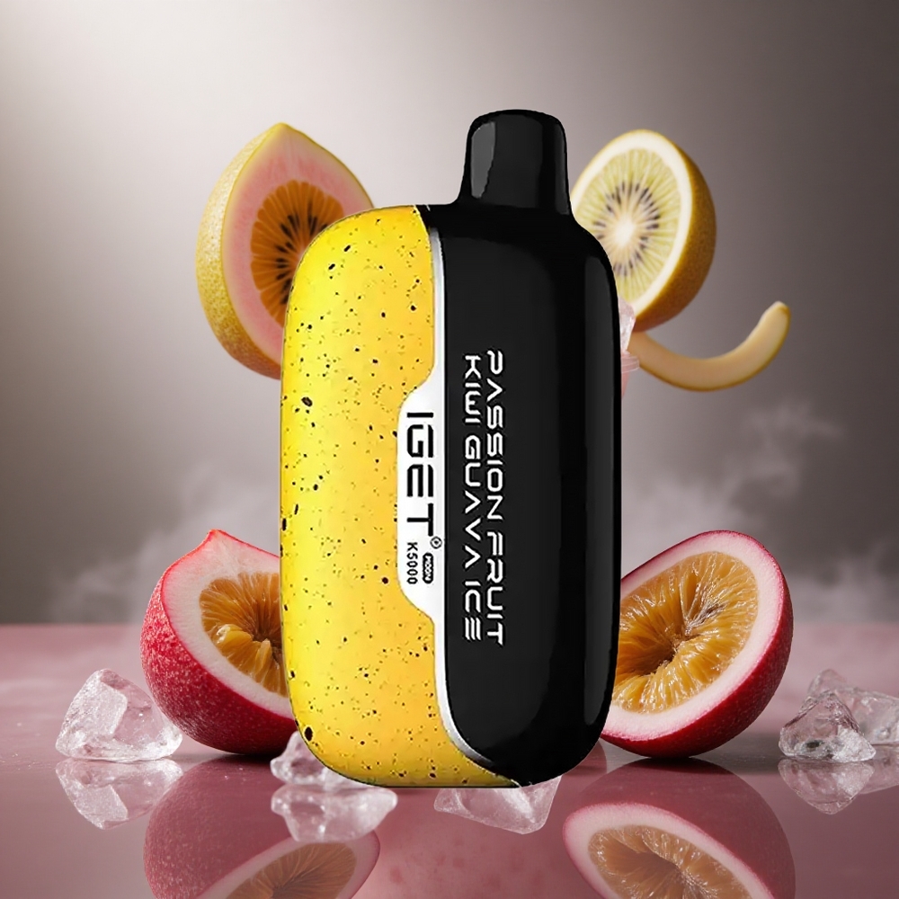IGET Moon 5000 Pufų Avių Gvajava Passion Vaisiai Ledas PC 1,35 Ohm
